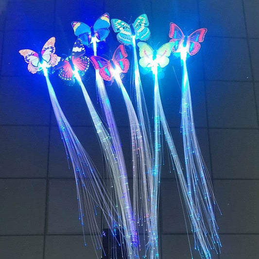 Toy fake hair, fiber optic hairpin braid - Price Value Store