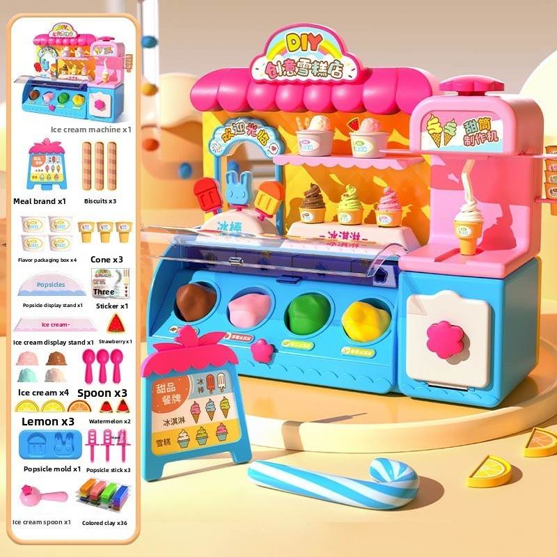 DIY Color Clay Ice Cream Maker Toy - Price Value Store