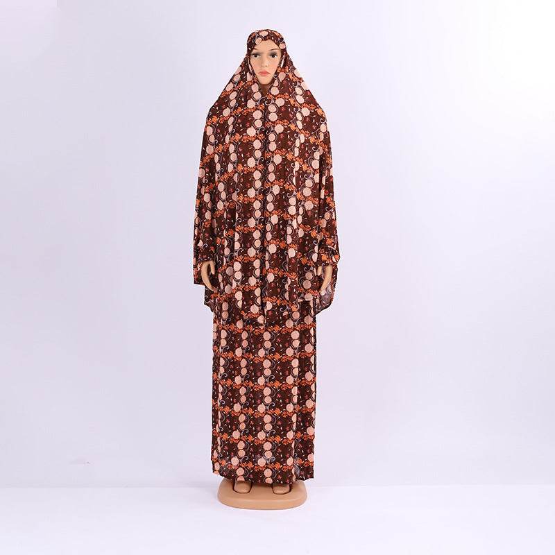 Fashion Printed Hooded dress - Price Value Store