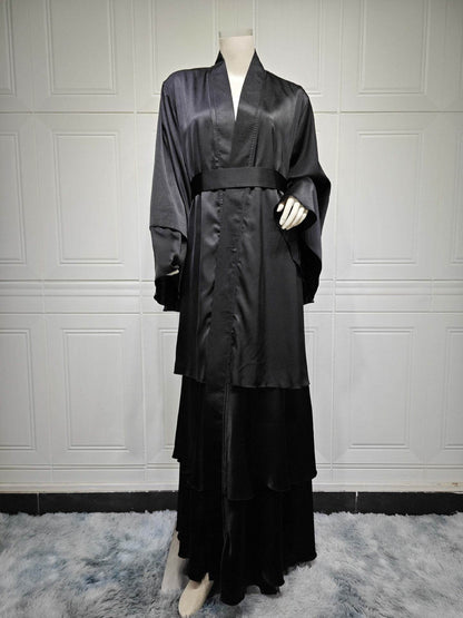 Modest Muslim Abaya Robe - Solid Color Long Dress - Price Value Store
