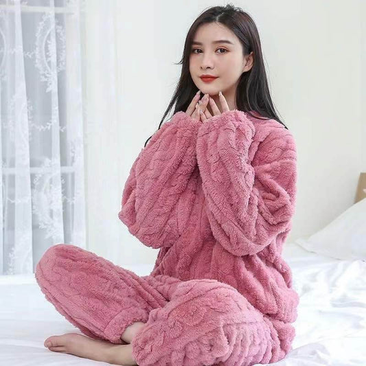 Coral Velvet Pajamas - Price Value Store