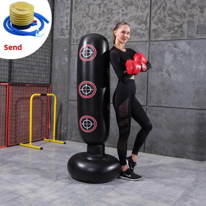 Inflatable fitness boxing column untoppleable figure - Price Value Store