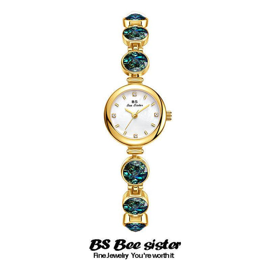 BS Huancai Rough Stone Malachite iridescence Women's Watch - Price Value Store