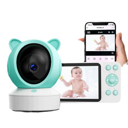 Graffiti WiFi Wireless Remote Video Baby Monitor with Screen Mobile Tracking Cry Alarm Baby Monitor - Price Value Store