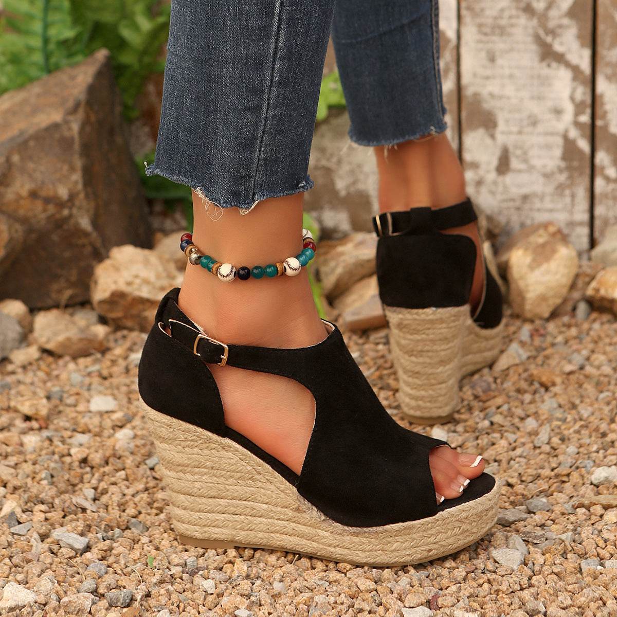 High-heeled fish-mouth sandals for women - Price Value Store