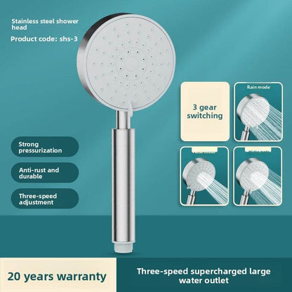 Stainless steel high-pressure shower head - Price Value Store