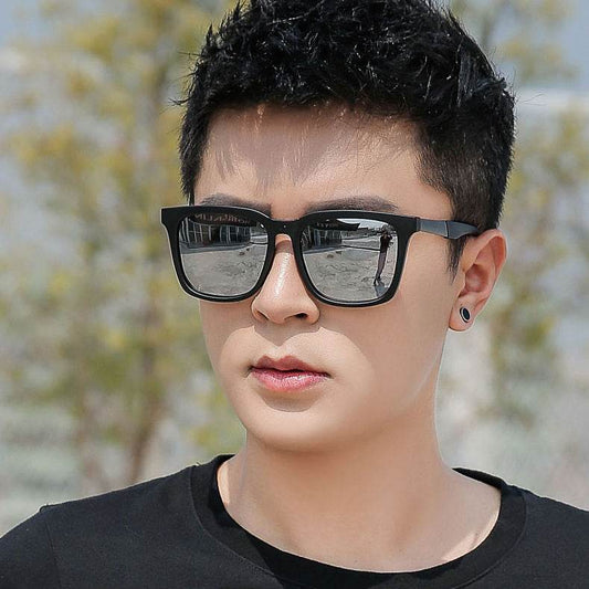 Fashionable square UV-resistant sunglasses for men - Price Value Store