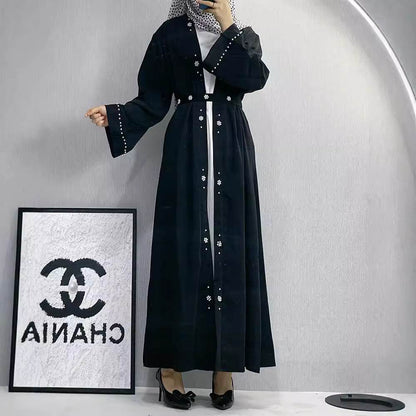 Elegant Beaded Tie Cardigan Robe for Women - Price Value Store