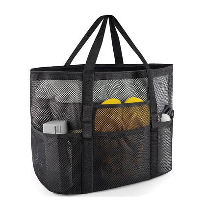 Large Capacity Foldable Mesh Beach Bag for Swimming and Travel - Price Value Store