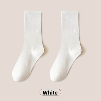 mid-calf length socks casual cotton socks - Price Value Store