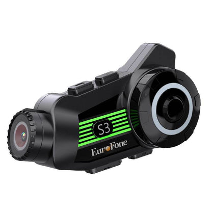 Wireless Motorcycle Helmet Bluetooth Headset with 2K Camera and Intercom - Price Value Store