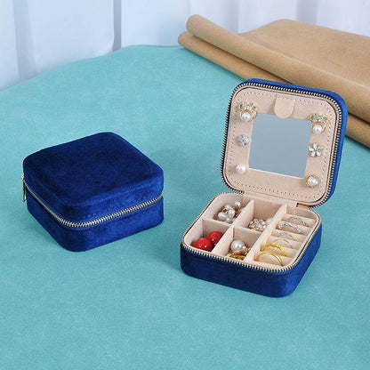Portable mirror jewelry box - Price Value Store