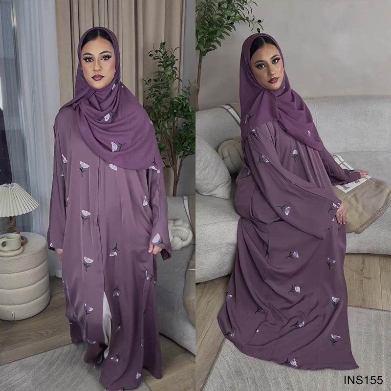 Indian embroidered blouse and long robe - Price Value Store