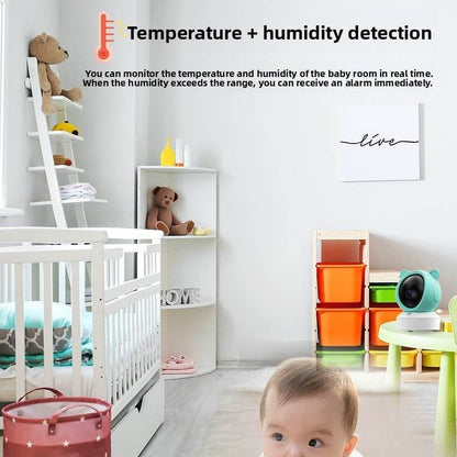 Graffiti WiFi Wireless Remote Video Baby Monitor with Screen Mobile Tracking Cry Alarm Baby Monitor - Price Value Store