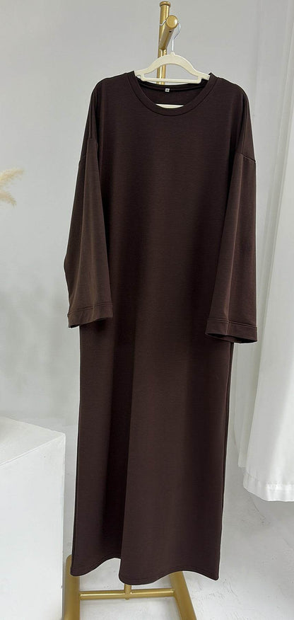 Solid-color hoodie dress - Price Value Store
