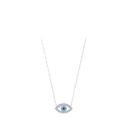 Modian S925 sterling silver micro-inlaid Devil's Eye necklace - Price Value Store