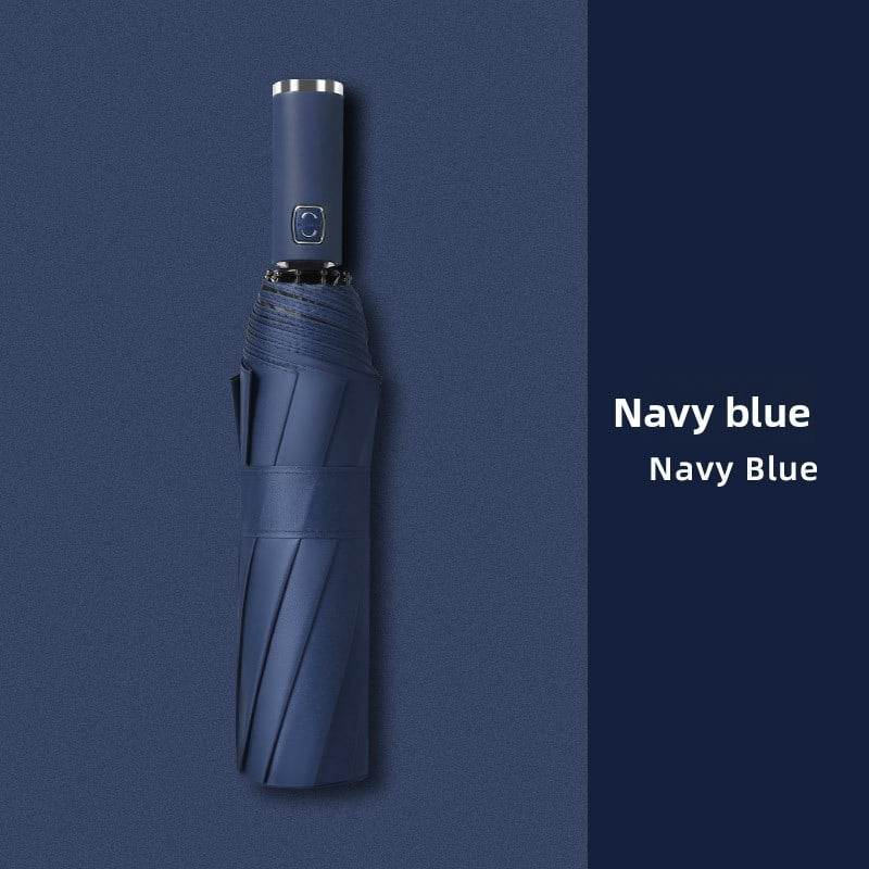 The fully automatic umbrella is suitable for both sunny and rainy days - Price Value Store