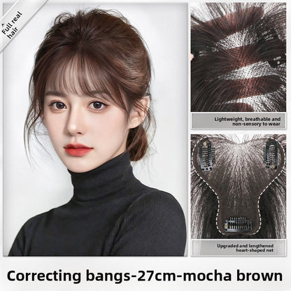 Fetal Hair Eight-character Bangs Wig