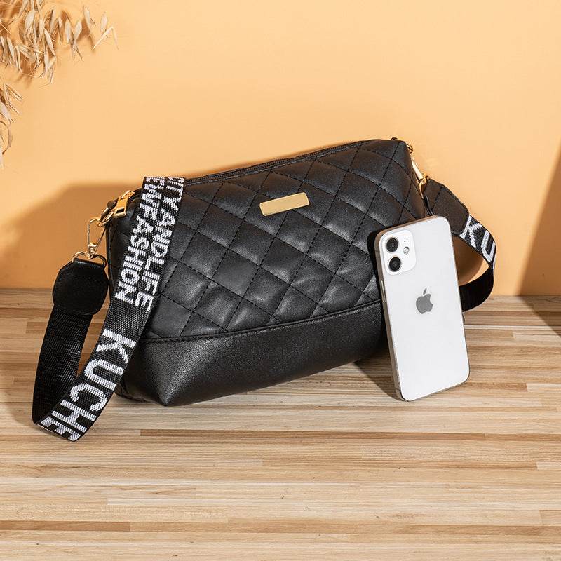 Embroidered Shoulder Bag - Small Square Bag for Women - Price Value Store