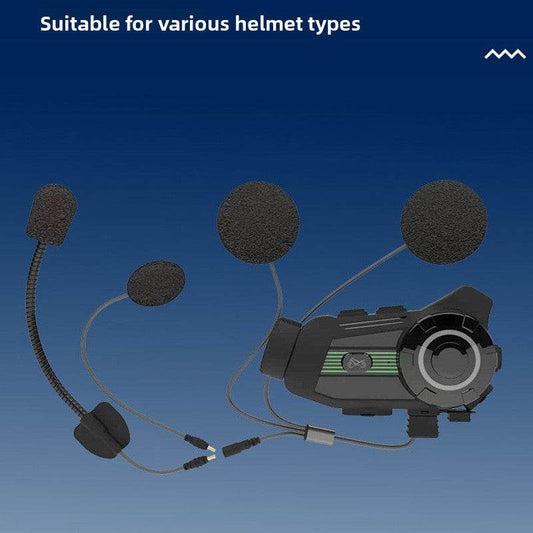 Wireless Motorcycle Helmet Bluetooth Headset with 2K Camera and Intercom - Price Value Store