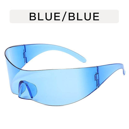 Frameless one-piece sunglasses - Price Value Store