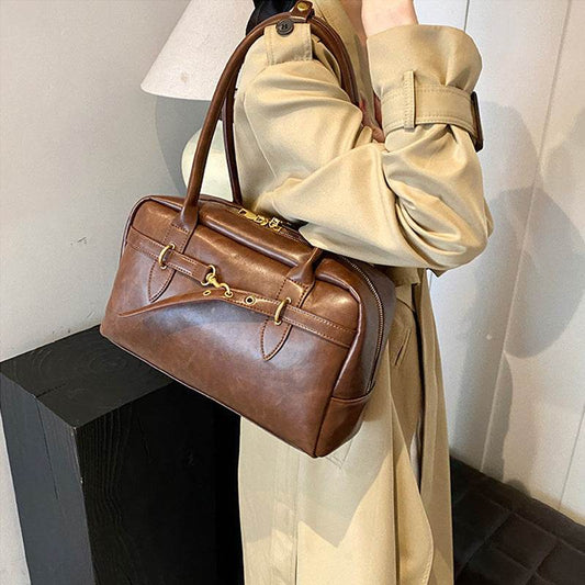 Vintage large-capacity underarm bag - Price Value Store