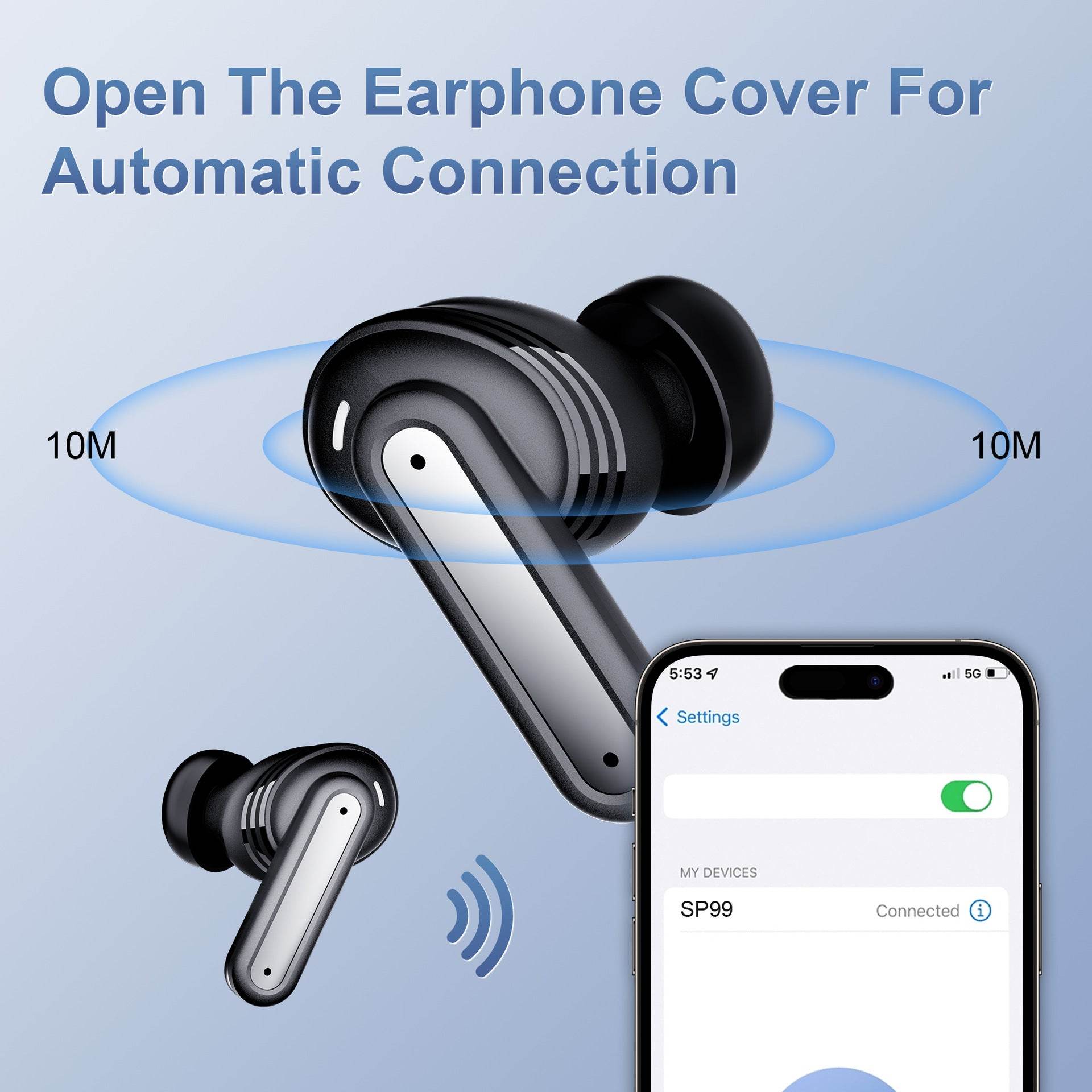 Noise reduction in-ear gaming wireless headset - Price Value Store