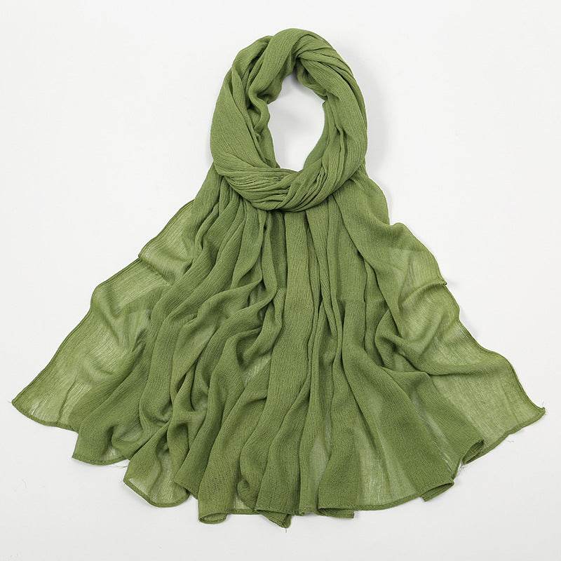 Solid-color simple headscarf - Price Value Store