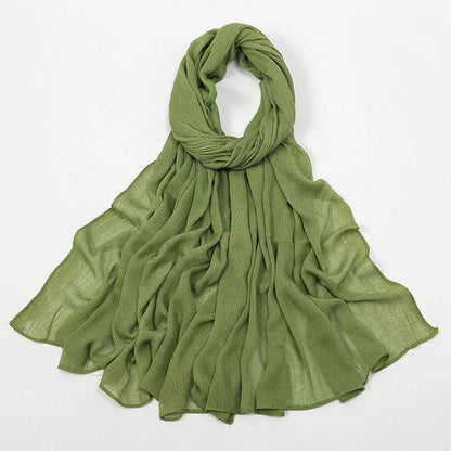 Solid-color simple headscarf - Price Value Store