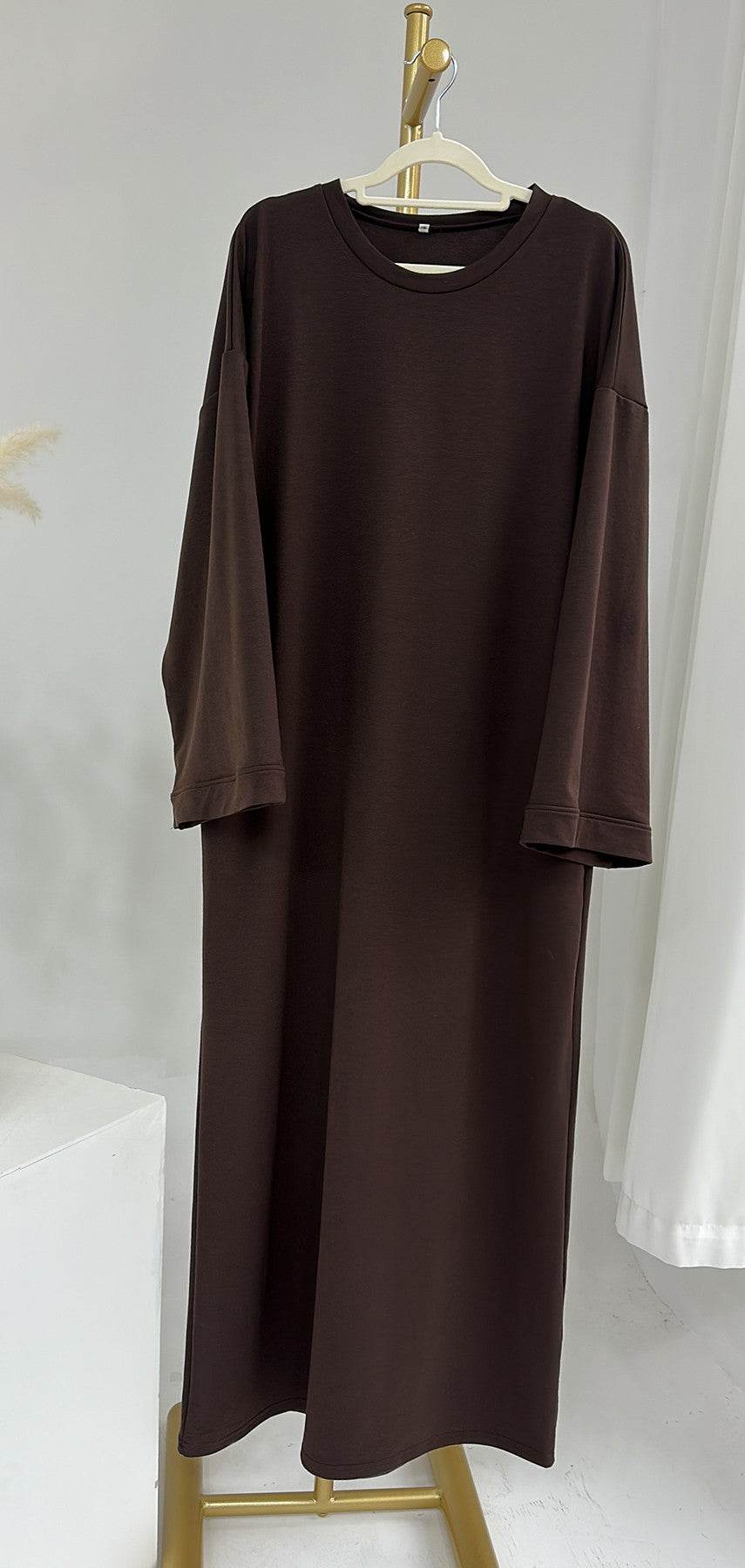 Solid-color hoodie dress - Price Value Store