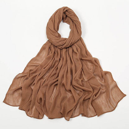 Solid-color simple headscarf - Price Value Store