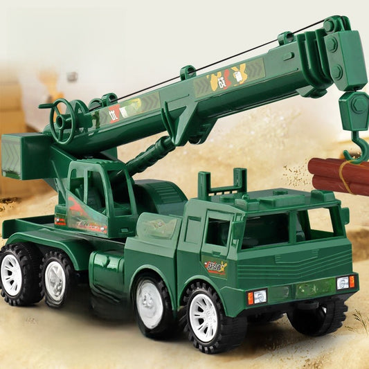 Large crane toy engineering vehicle model