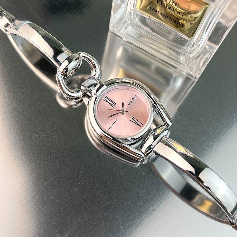 Vintage Button Bracelet Watch Fashion Quartz Women's Wristwatch. - Price Value Store