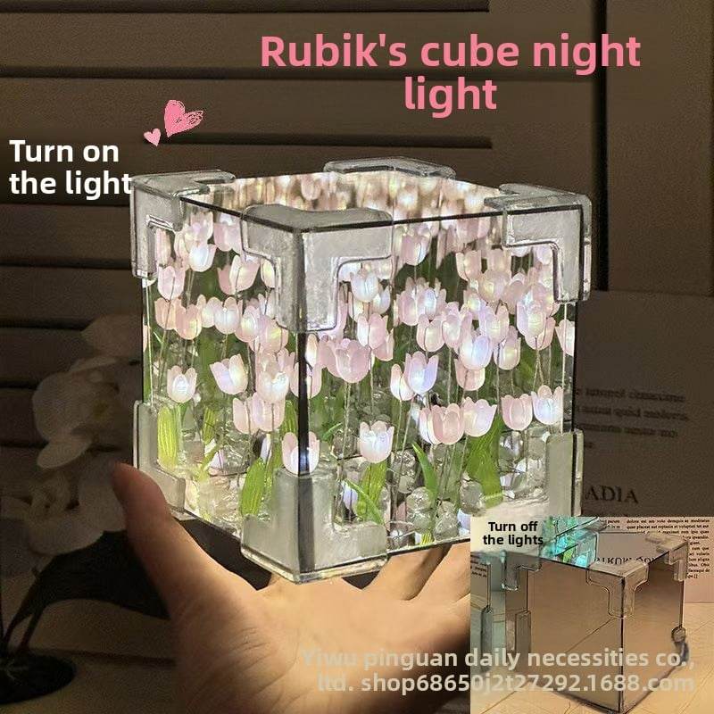 Rubik's Cube Tulip Sea Night Light - Price Value Store
