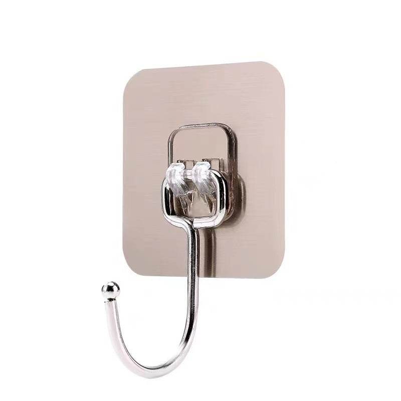 Metal large hook with strong adhesive and no need for drilling holes - Price Value Store