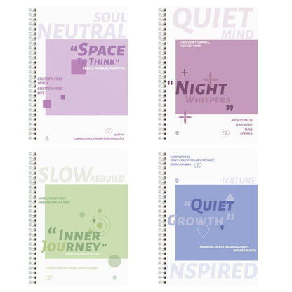 Cute Animal Coil Notebook with Hard Cover - A5/B5, 60 Sheetsd - Price Value Store