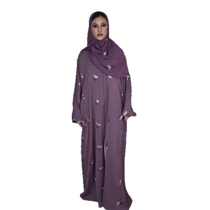 Indian embroidered blouse and long robe - Price Value Store