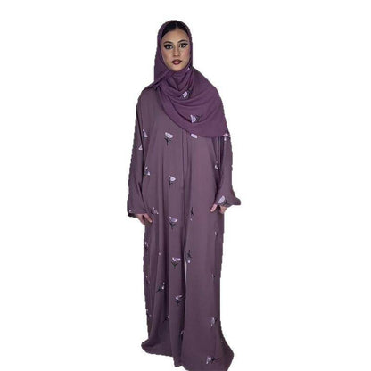 Indian embroidered blouse and long robe - Price Value Store