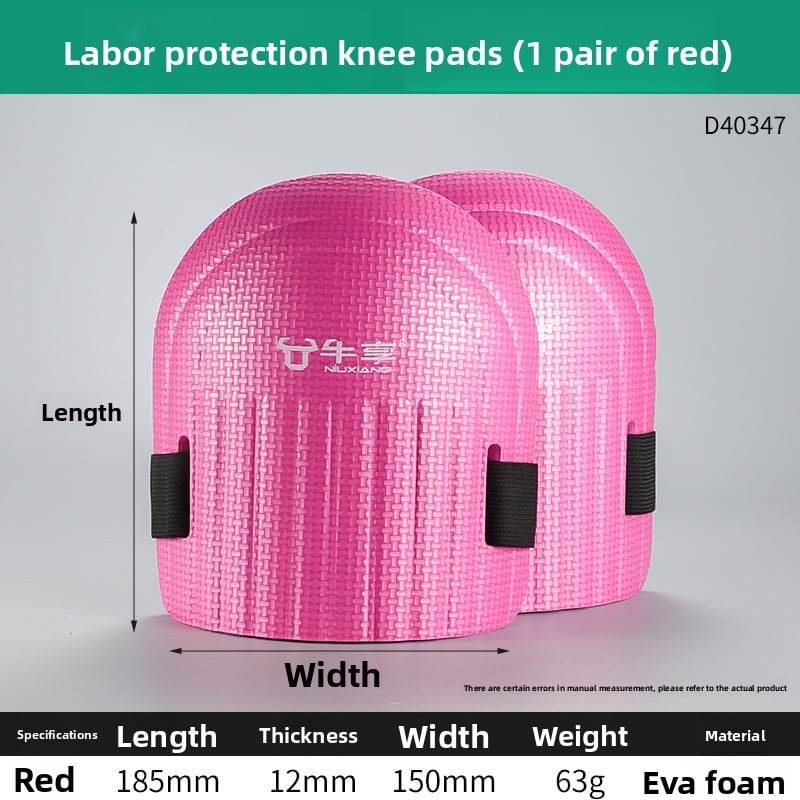 Cross-border explosions construction site construction blue knee pads eva thickened wear-resistant bricklayer tiling kneeling labor knee pads - Price Value Store