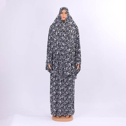 Fashion Printed Hooded dress - Price Value Store