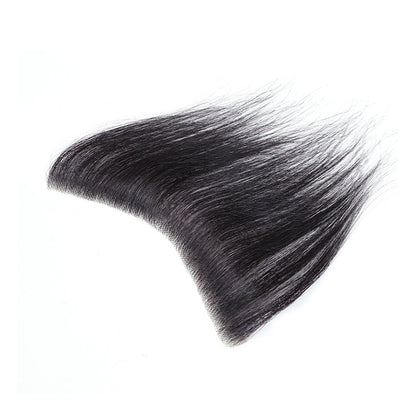 Invisible Real Human Hair Hairpiece for Forehead