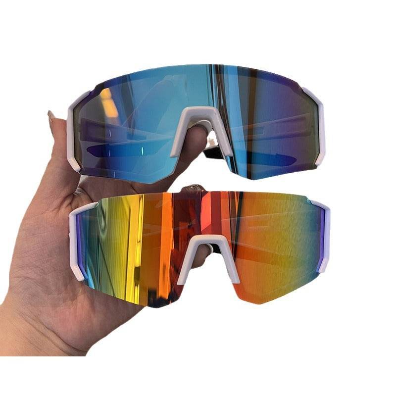 Large Face Sunglasses Cycling Sunglasses Outdoor Sports Eyewear - Price Value Store