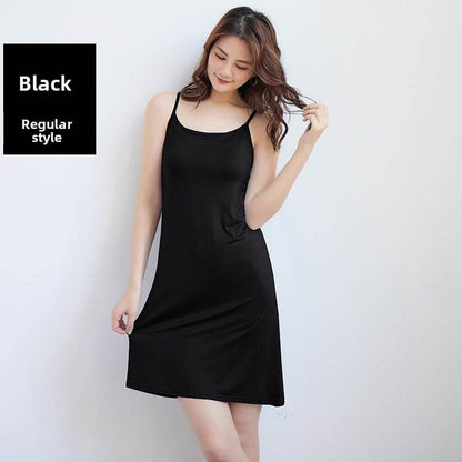 Sleeveless Slip Dress - Loose Fit Casual Inner Skirt - Price Value Store