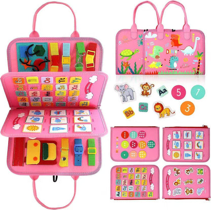 Montessori Felt Busy Board for Kids - Early Educational DIY Activity Toy - Price Value Store