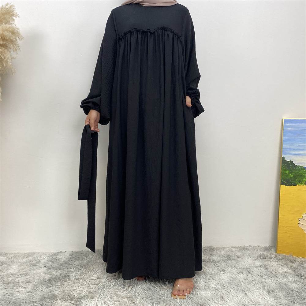 Muslim Abaya Dress with Side Pockets - Price Value Store