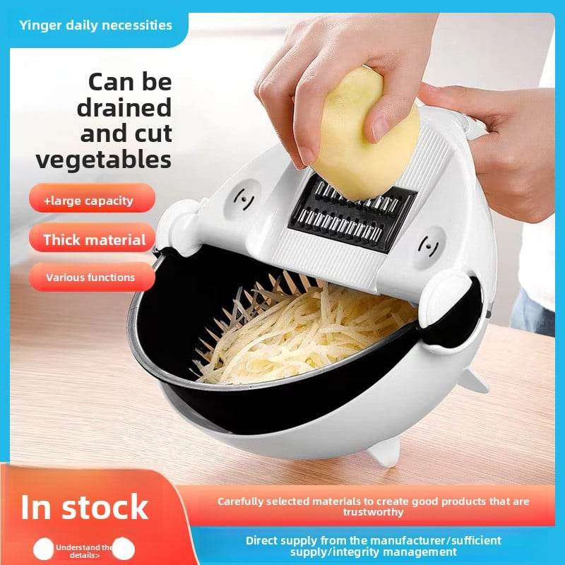 Stainless Steel Hand Guard Vegetable Cutter with Grater and Slicer - Price Value Store