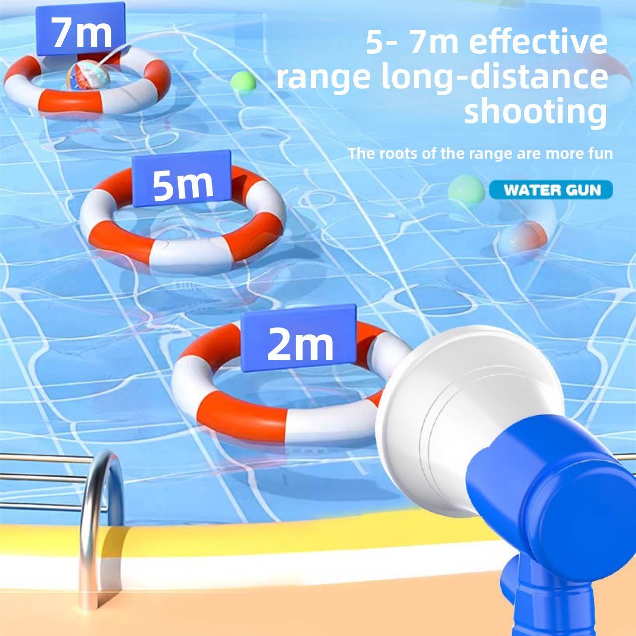 Small horn toy water gun - Price Value Store