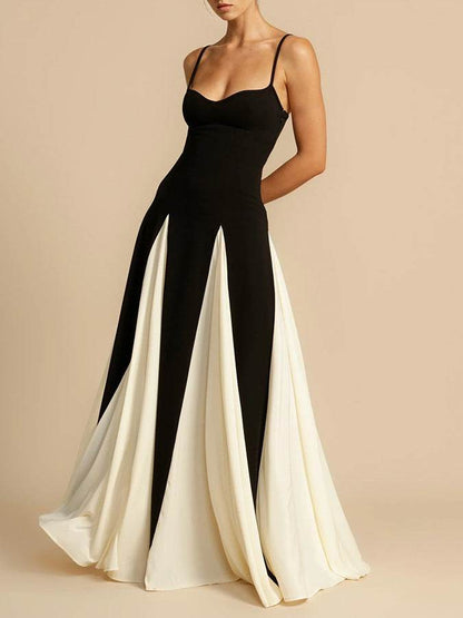 A halter dress with a large skirt hem - Price Value Store
