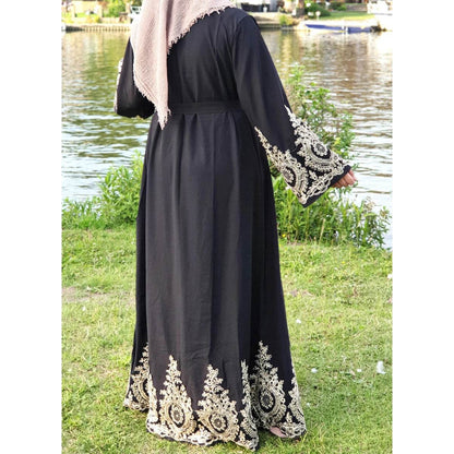 Lace fitted robe - Price Value Store