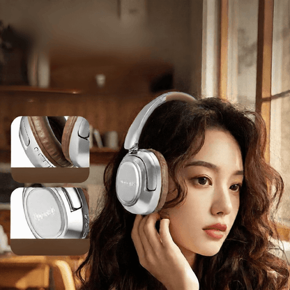 Wireless headphones with microphone and long battery life - Price Value Store